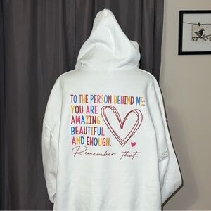 You Matter White Hoodie